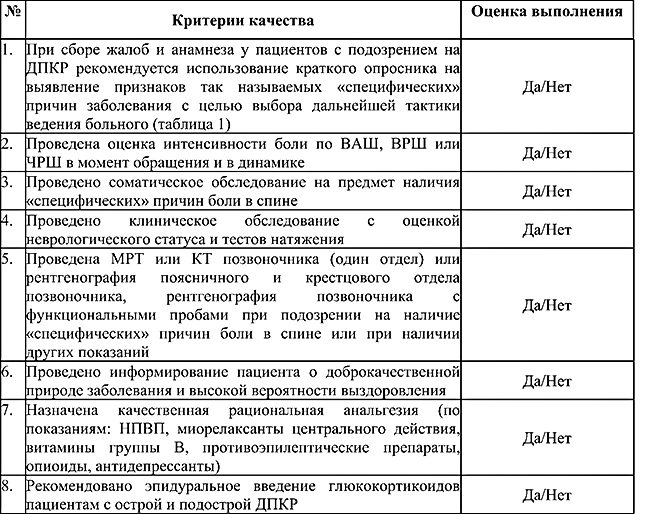 критерии качества медпомощи 1